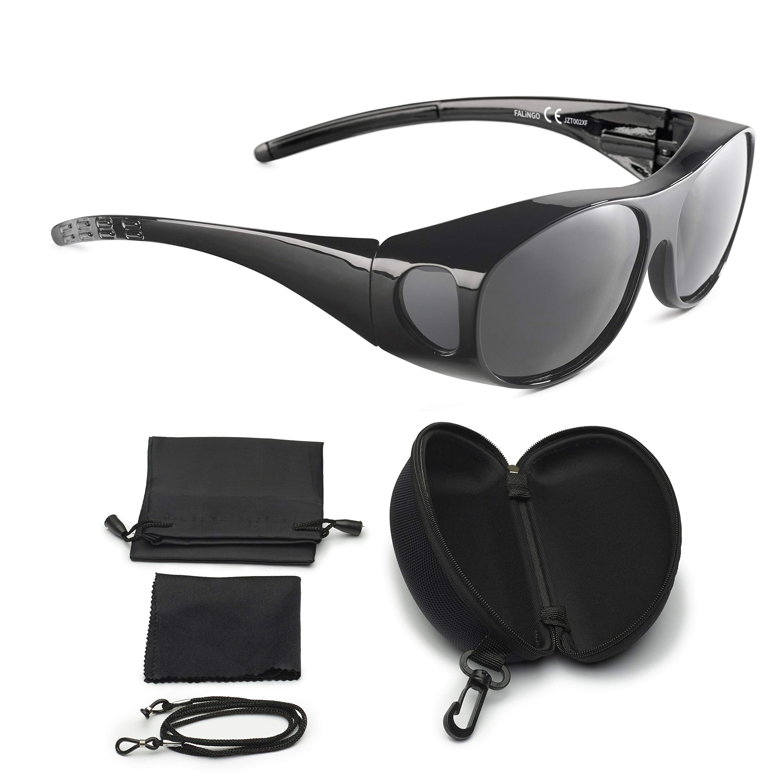 FALINGO Sonnenüberbrille Überzieh Sonnenbrille FLEXI EDITION