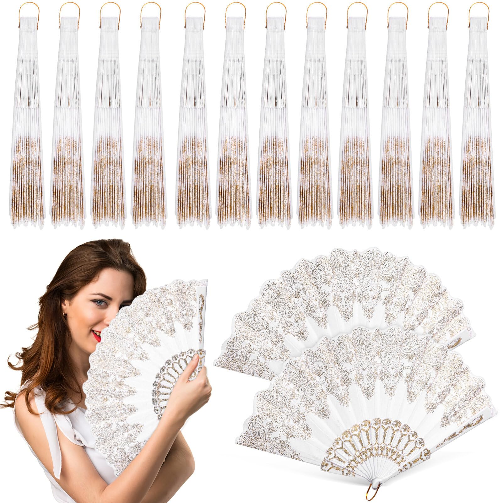 Éventails pliables en tissu GALPADA pour chorégraphies et spectacles de danse
