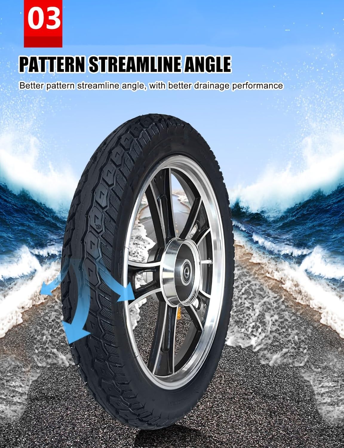 Bike Replacement Tires Set 14 x 1.95/2.125/2.50/3.0 Inch Premium Butyl Rubber Puncture-Resistant Folding Bicycle Tires and Bike Tubes for eBike Bike Folding Bicycle