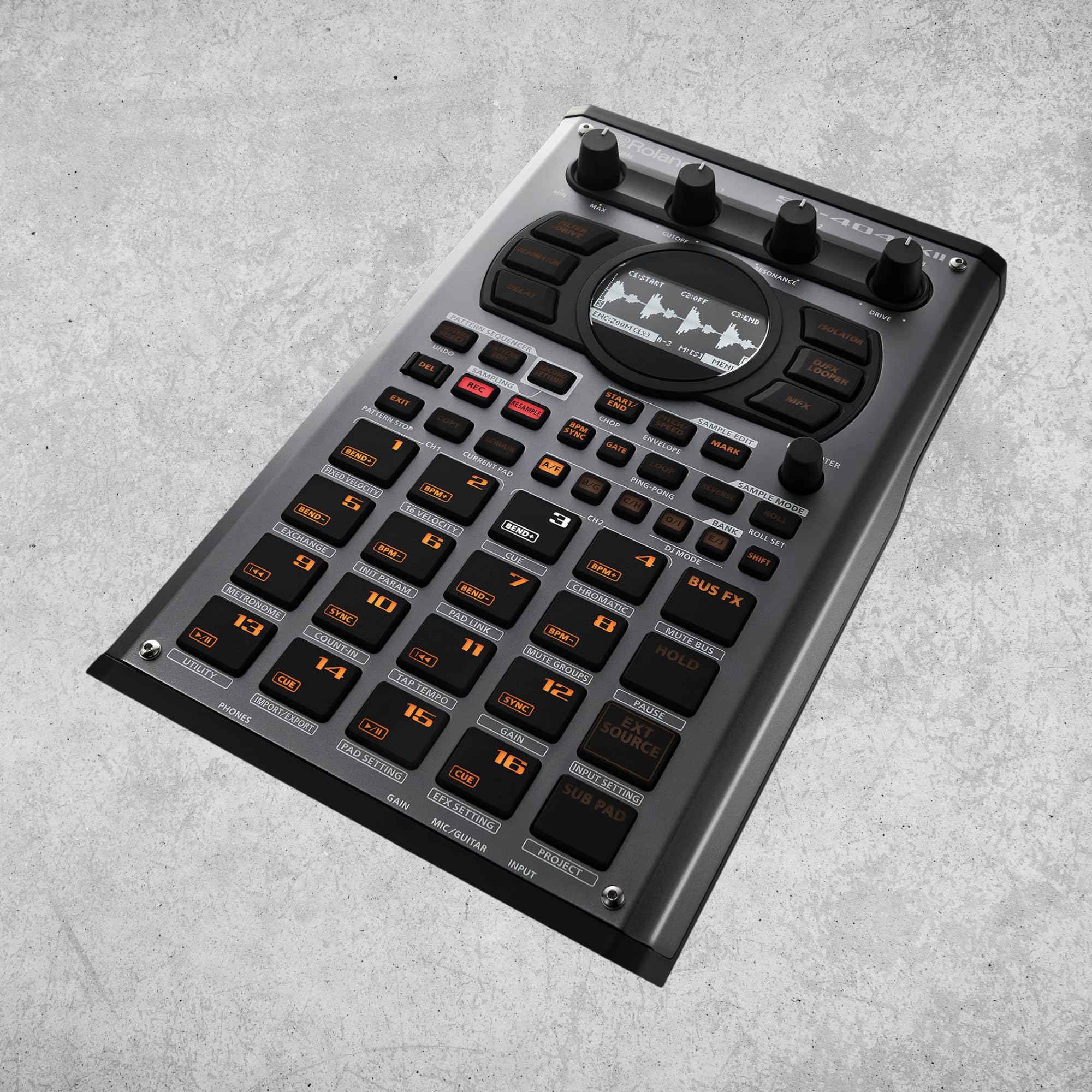 Roland SP-404MKII Creative Sampler and Effector Bundle w/Samson SR350 Over-Ear Stereo Headphones and Liquid Audio Polishing Cloth - Image 3