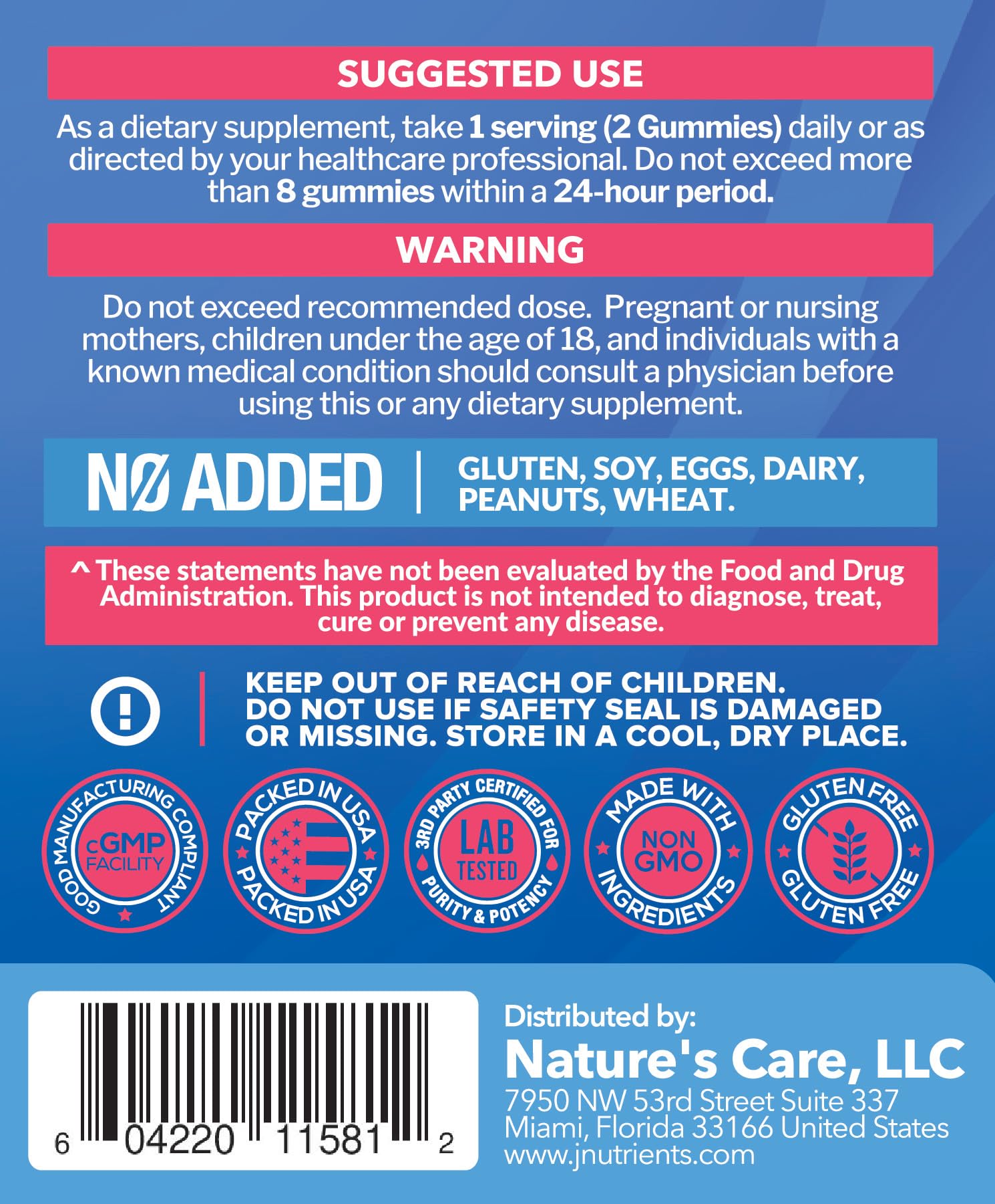 Biotin 10,000mcg Gummies for Hair Growth, Skin & Nails (100 Count) — Amazon image 8