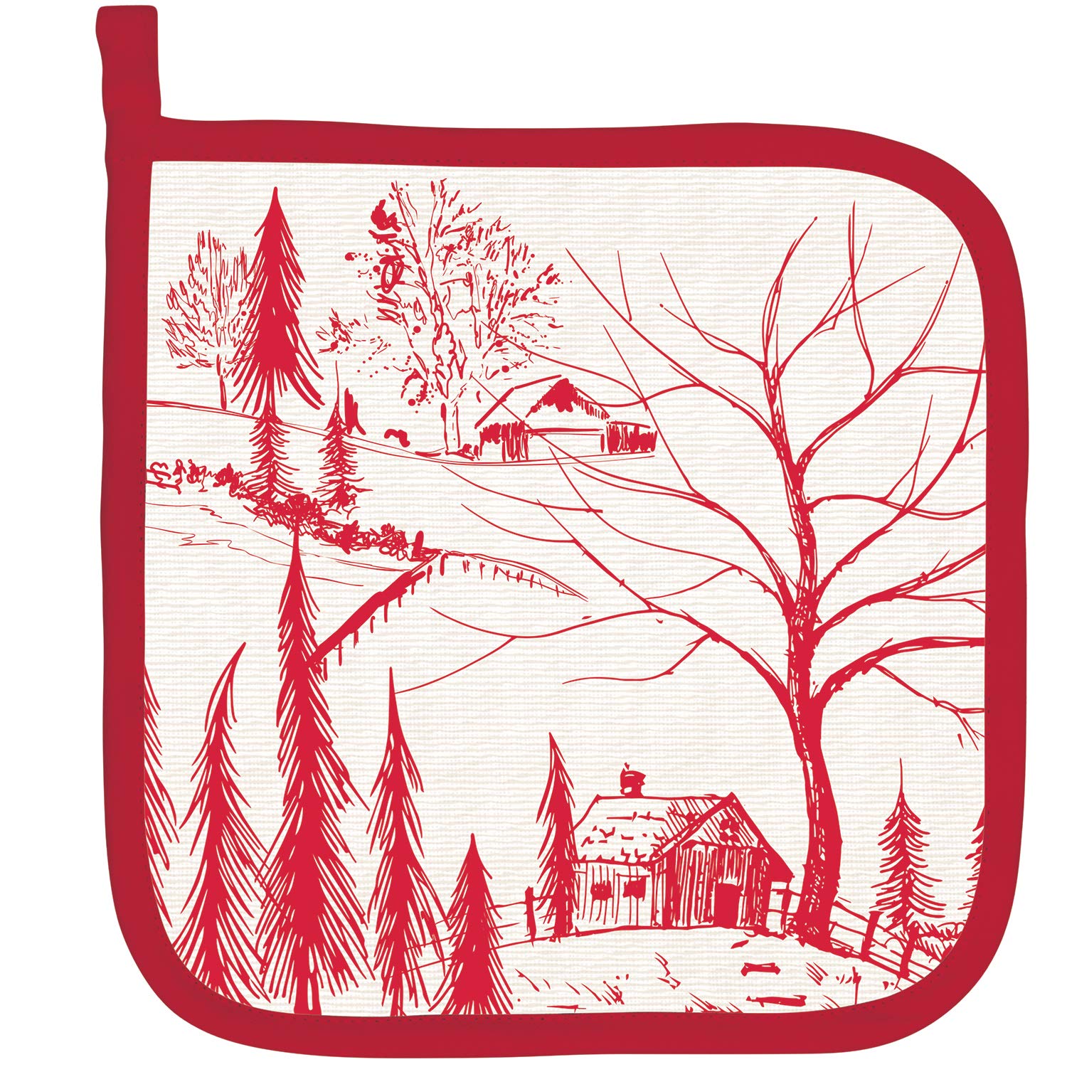 Michel Design Works Potholder, Santa's Eve