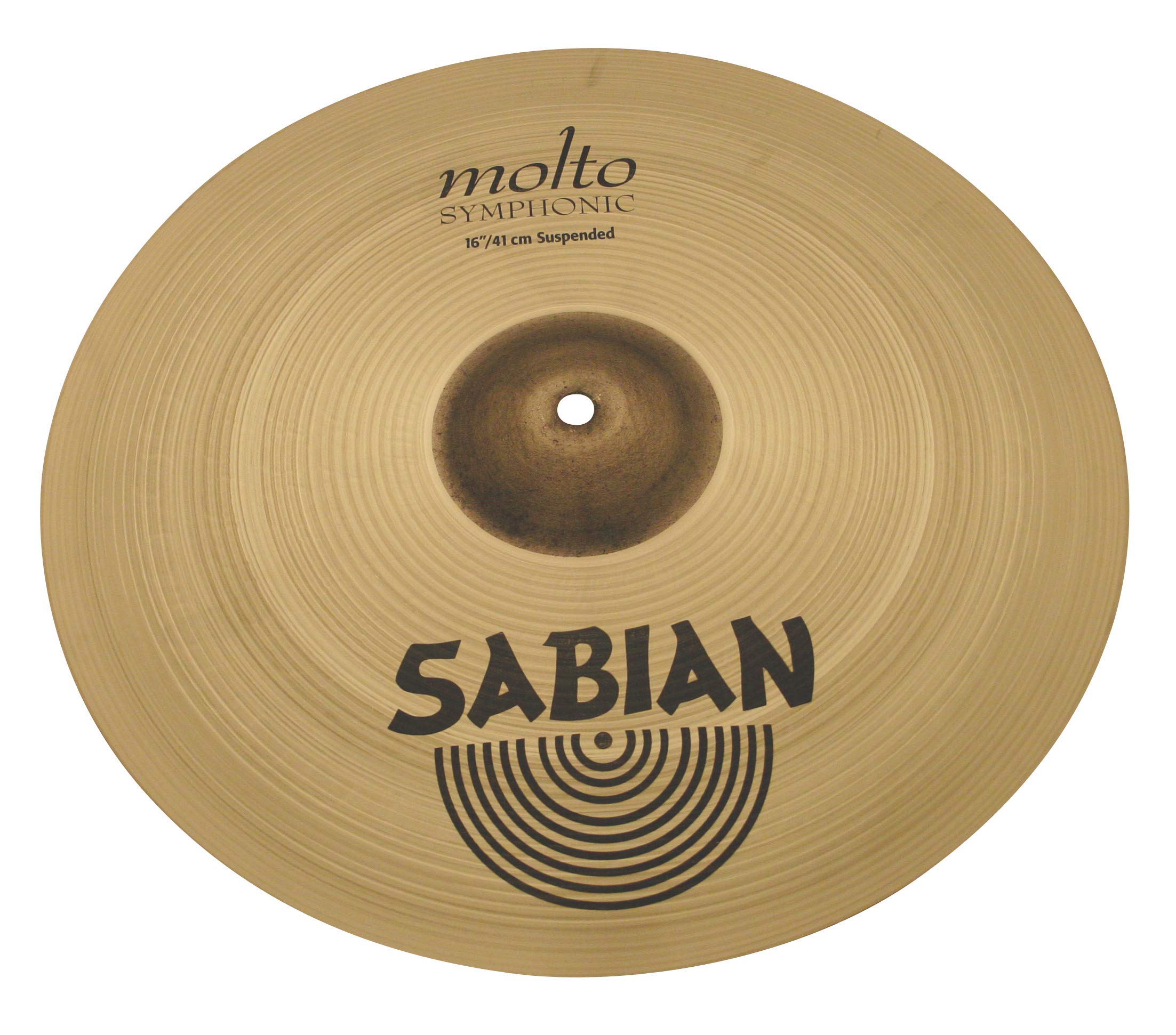 Amazon | Sabian 21689B 16インチ AA Molto Symphonic Suspended BR