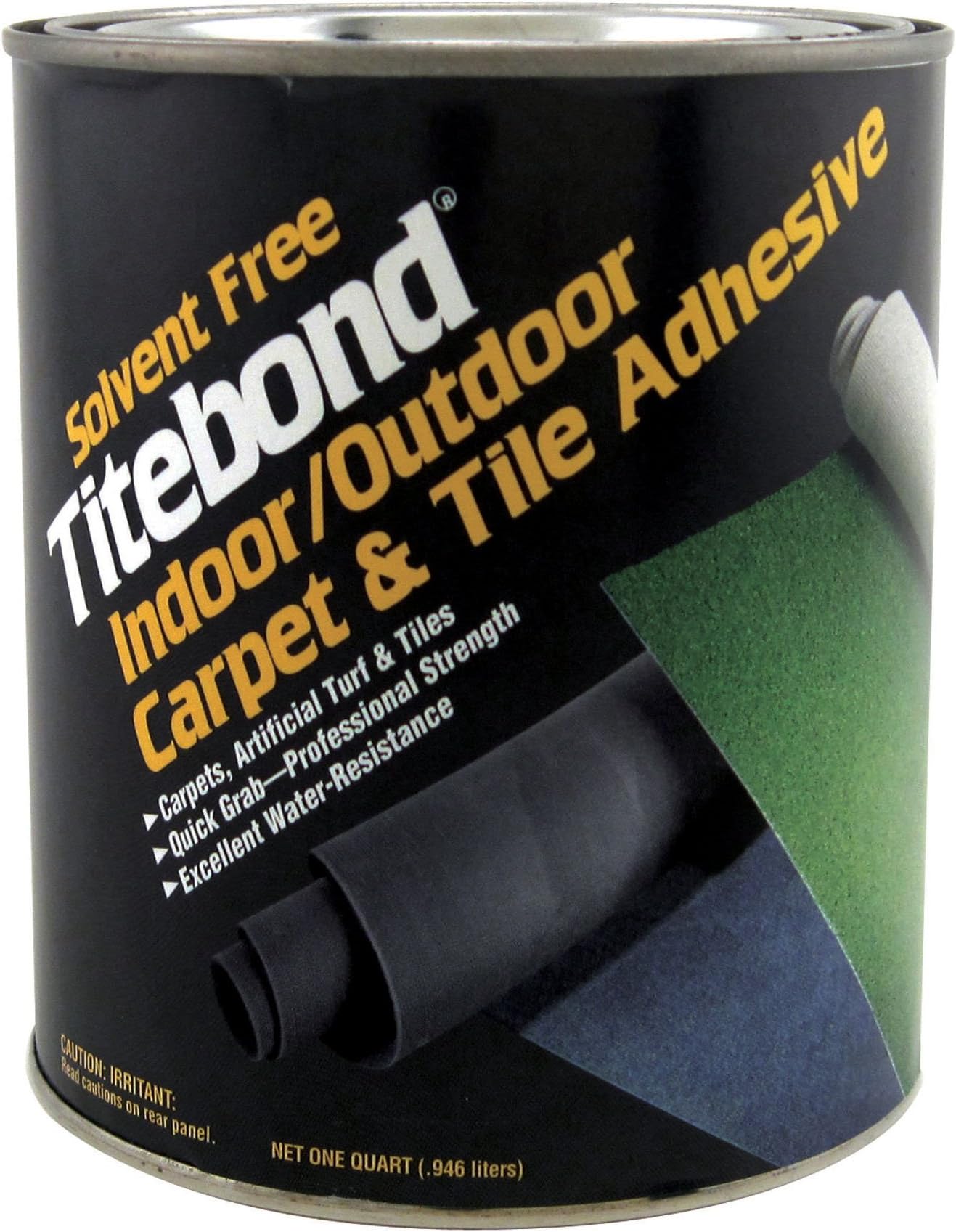 Franklin 5145 1 Quart Titebond Solvent Free Indoor & Outdoor Carpet, Beige