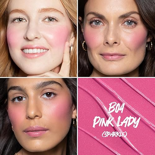 Miniatura 8 de FOCALLURE Maquillaje líquido rubor, un acabado fresco y saludable, rubor facial impermeable de larga duración para mejillas, fácil de crear un