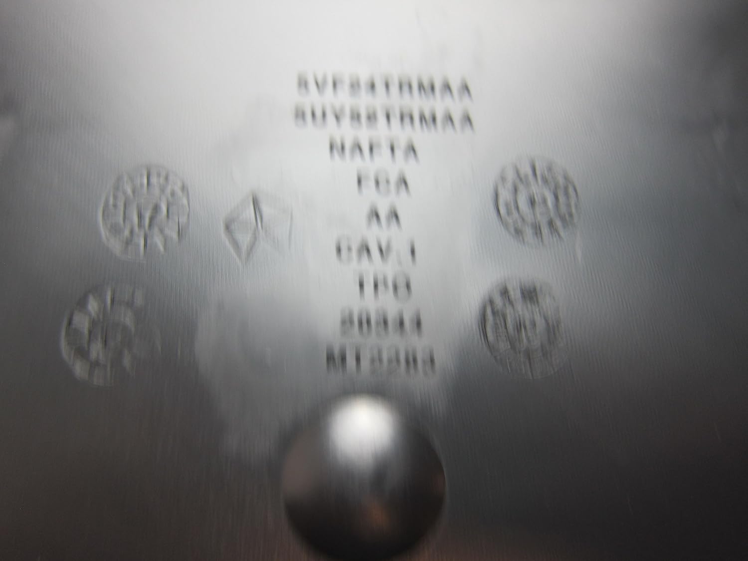 Mopar Jeep Compass MP Front License Plate Mounting Bracket OEM