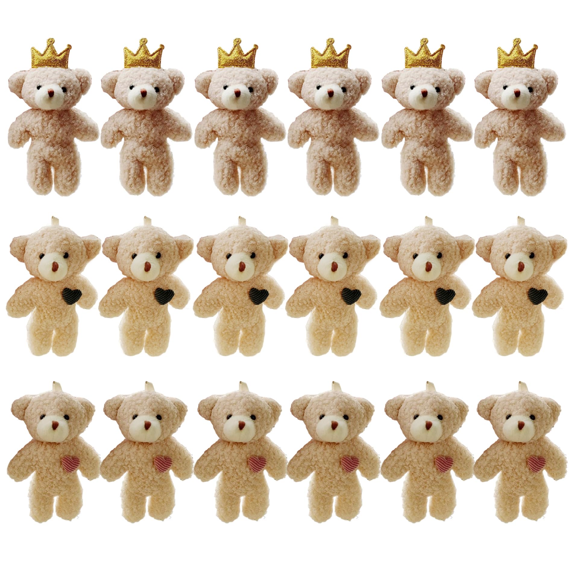 Petits oursons en peluche de 11,9 cm pour réussir toutes vos décos de table - 9
