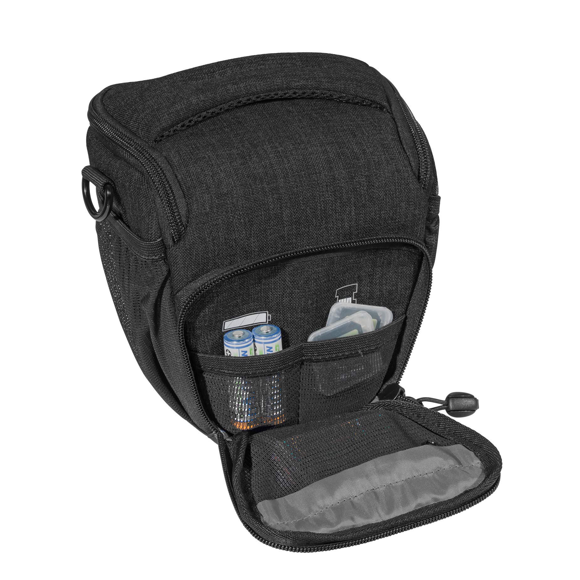 PEDEA GmbH 65065414 Torba na Lustrzankę cyfrową "Fashion" Rozmiar Średni Czarny