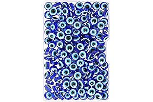 Hicarer 150 Pieces Evil Eye Beads & Charms for DIY Jewelry
