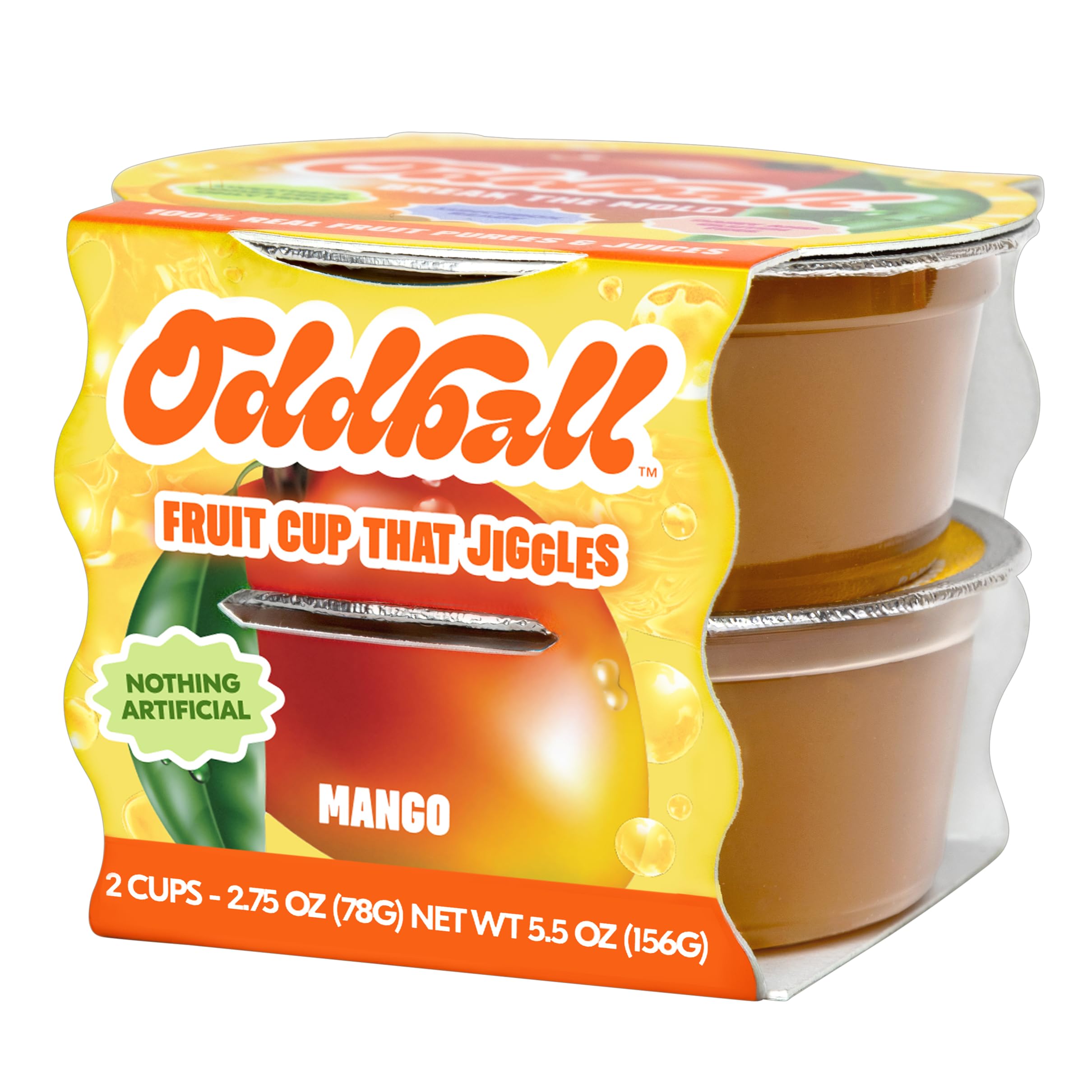 Oddball Mango Fruit Cup, 5.5oz (2 Cups)