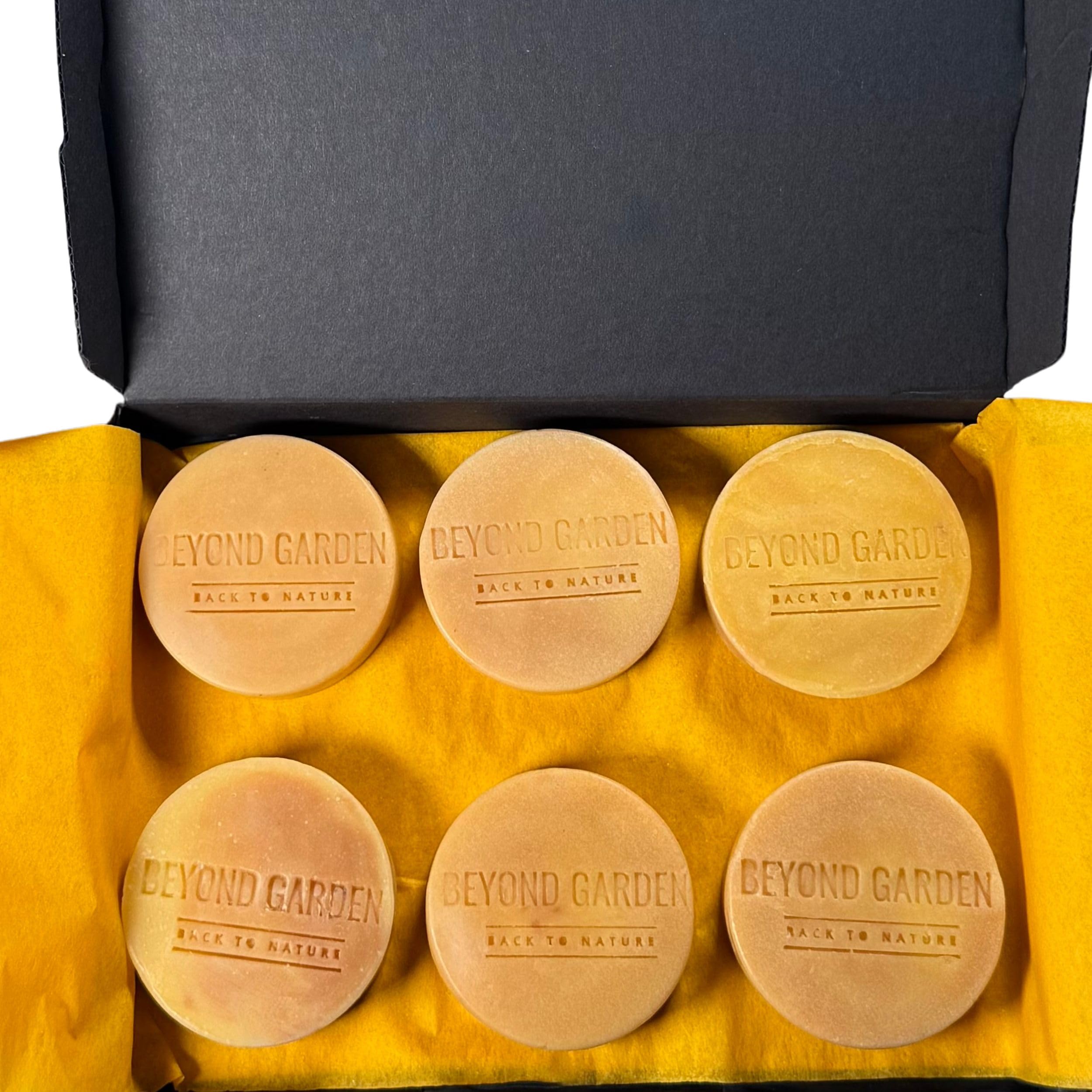 Sea Moss and Clay Face and Body Soap Bar Warm, Earthy-fresh Scent (30g x 6 Bars), 1 g (Pack of 6)