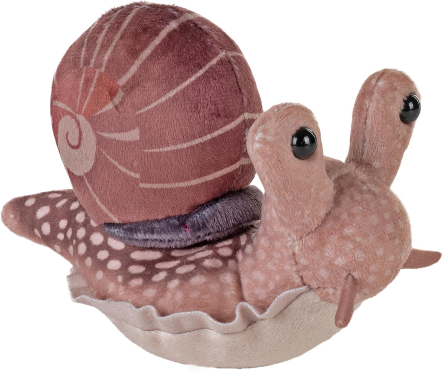 Wild Republic Pocketkins-Eco Snail, Stuffed Animal, 5 inch, Plush Toy, Ecofriendly