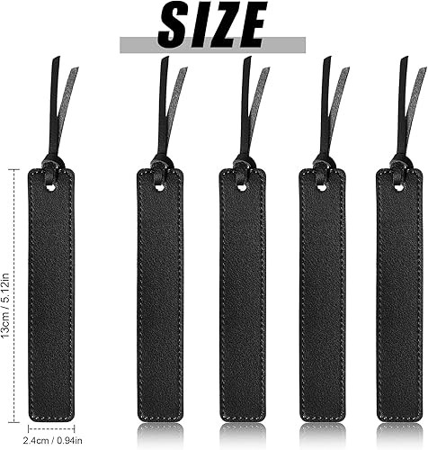 Miniatura 9 de 10 marcapáginas de cuero hecho a mano, marcadores de página de cuero genuino, marcadores de cuero personalizados para lectura de libros, amantes de