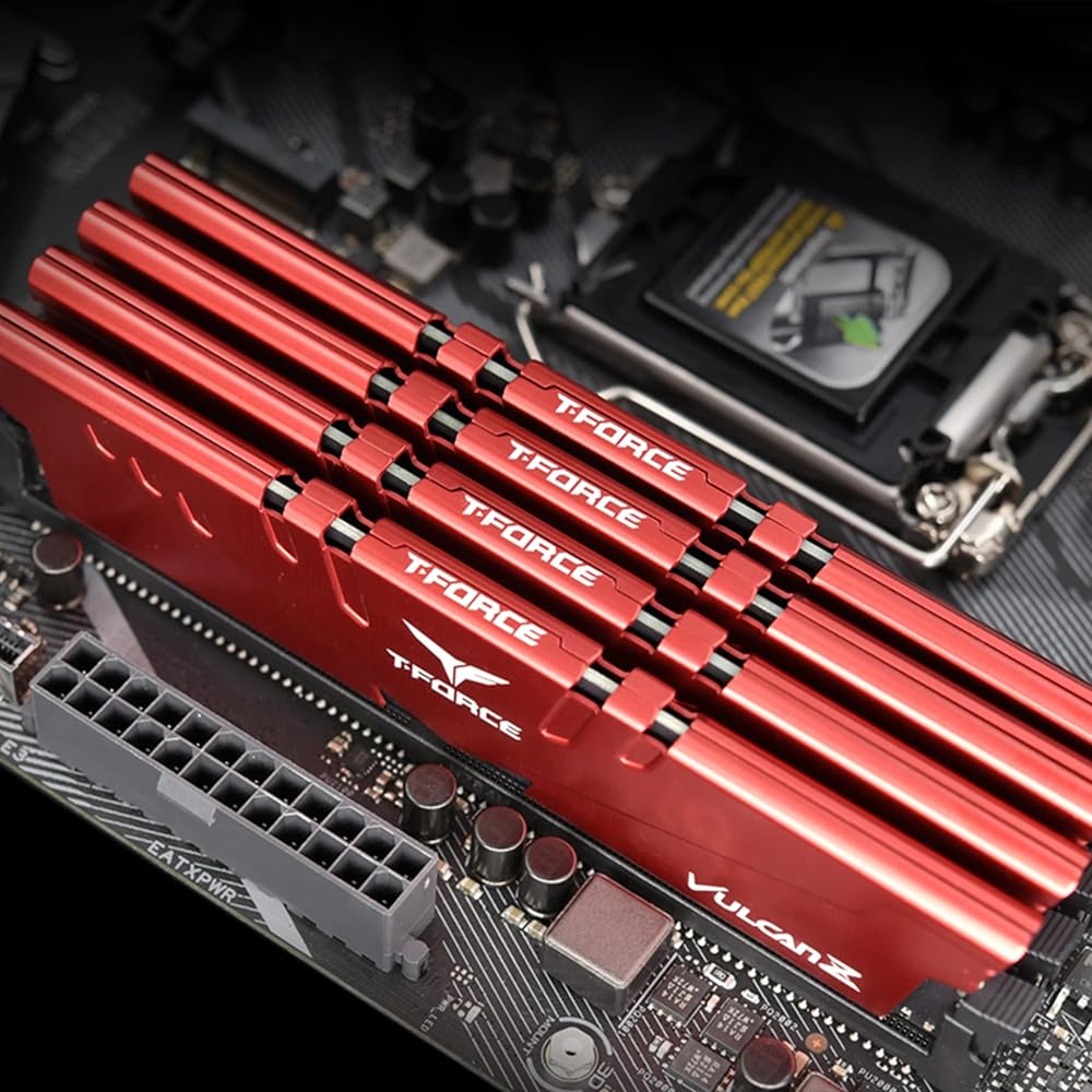 TEAMGROUP T-Force Vulcan Z, 32GB Kit (2 x 16GB) DDR4-3200MHz CL16 Desktop Memory thumbnail 2