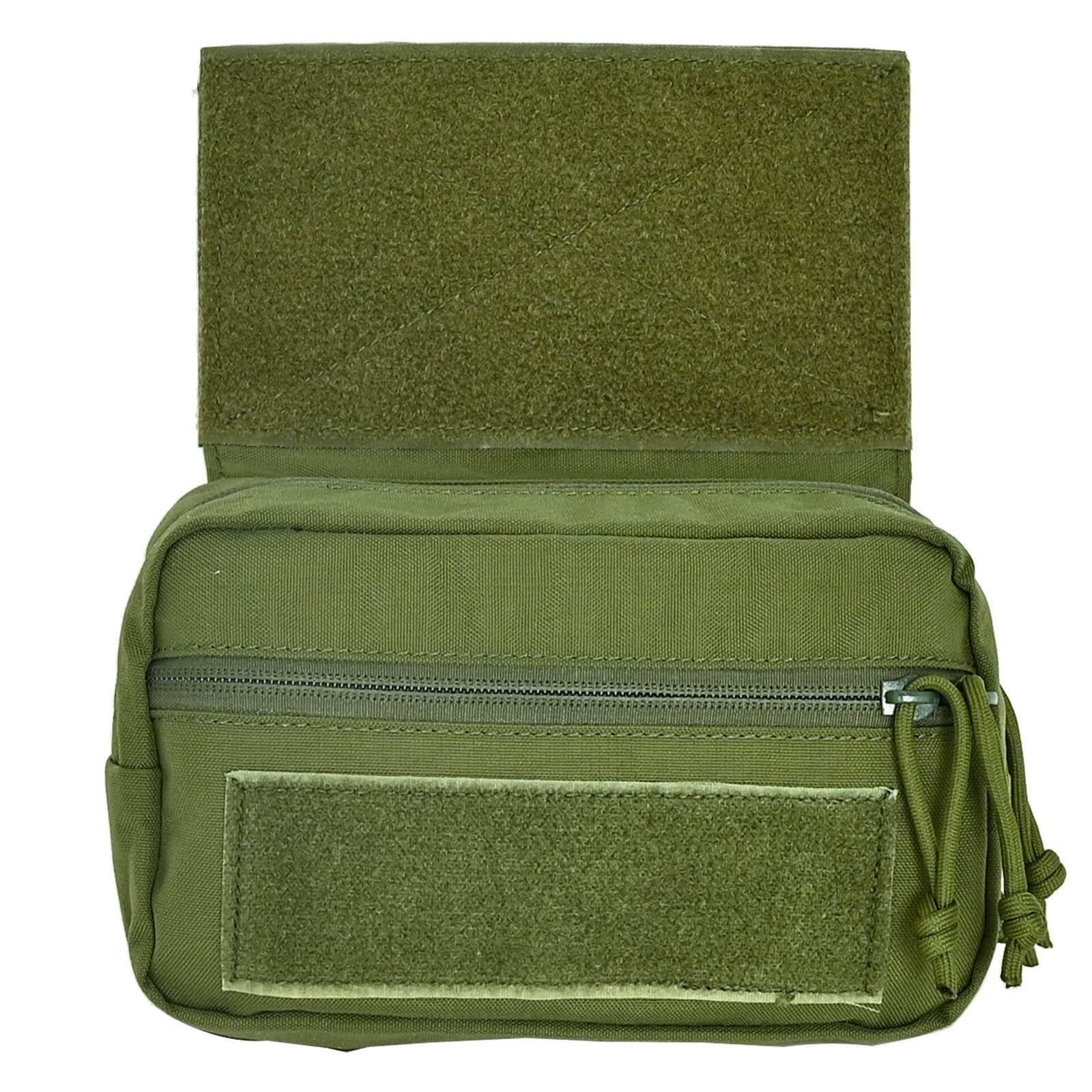 tactifans Tactical Drop Pouch Mini Dangler Pouch Admin Pouch with Hook and Loop Med Add-on Tool Pouch Abdominal Carrying Pouch Tactical IFAK Pouch for Chest Rig and Tactical Vest Mk3