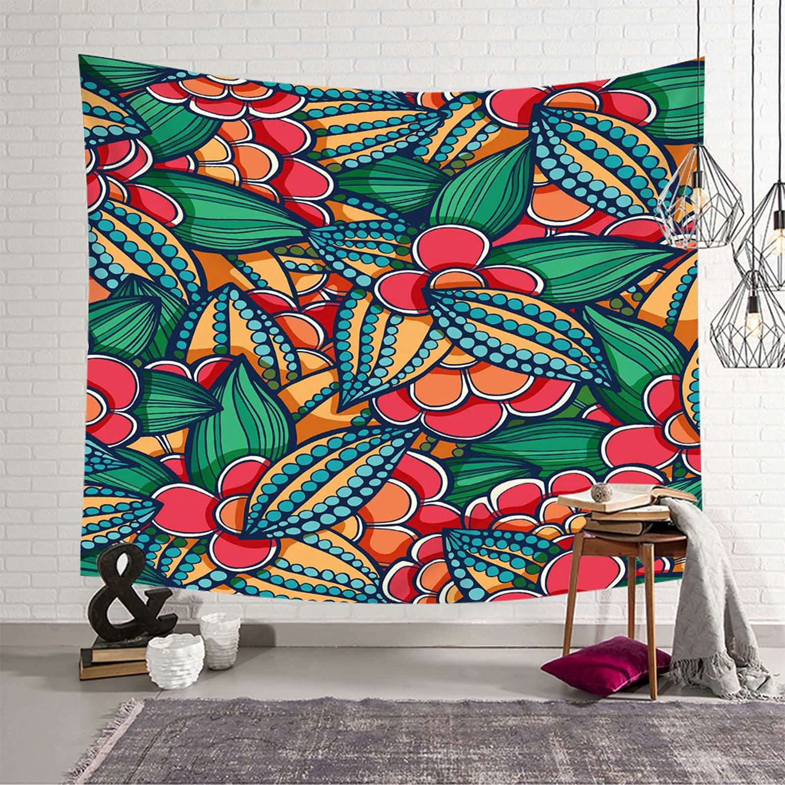 Tapiz de pared con planta KnSam de 150x130 cm para renovar tu salón
