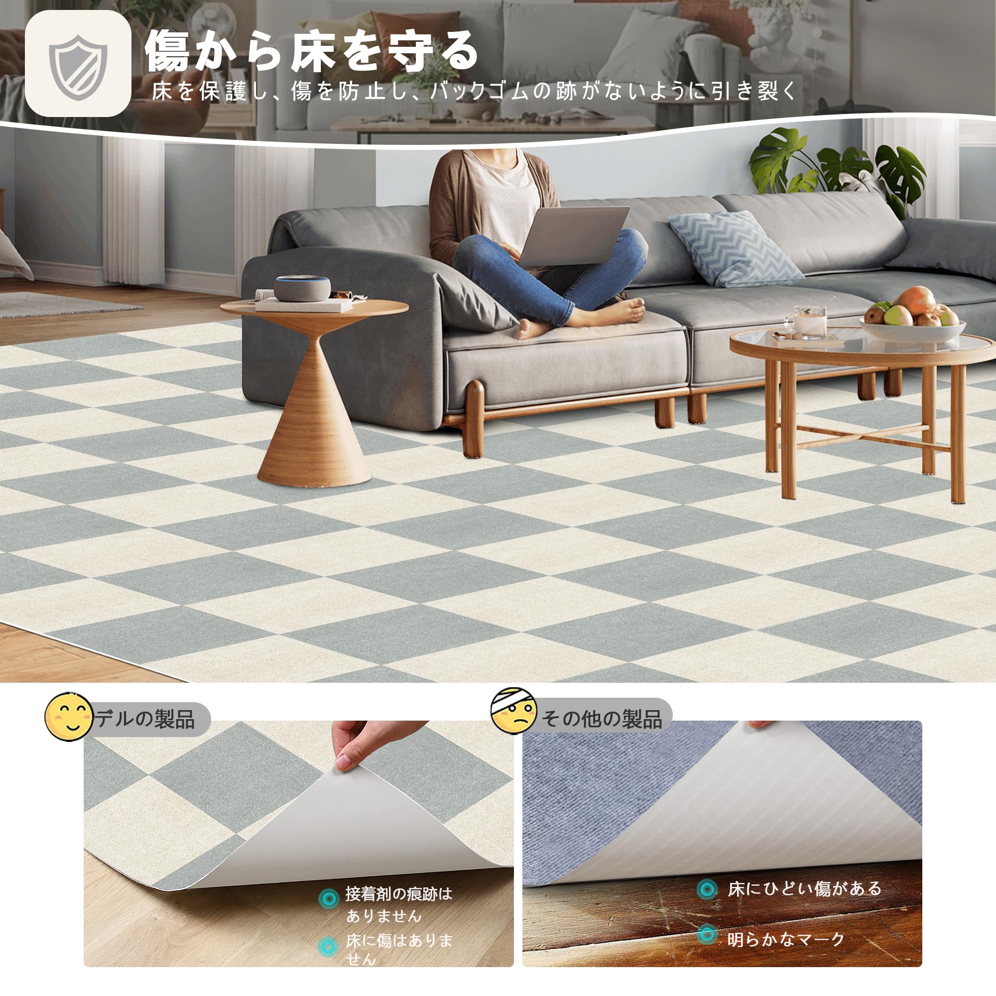 Amazon.co.jp: 【Amazon 限定ブランド】QIUYMI ジョイントマット 【30 