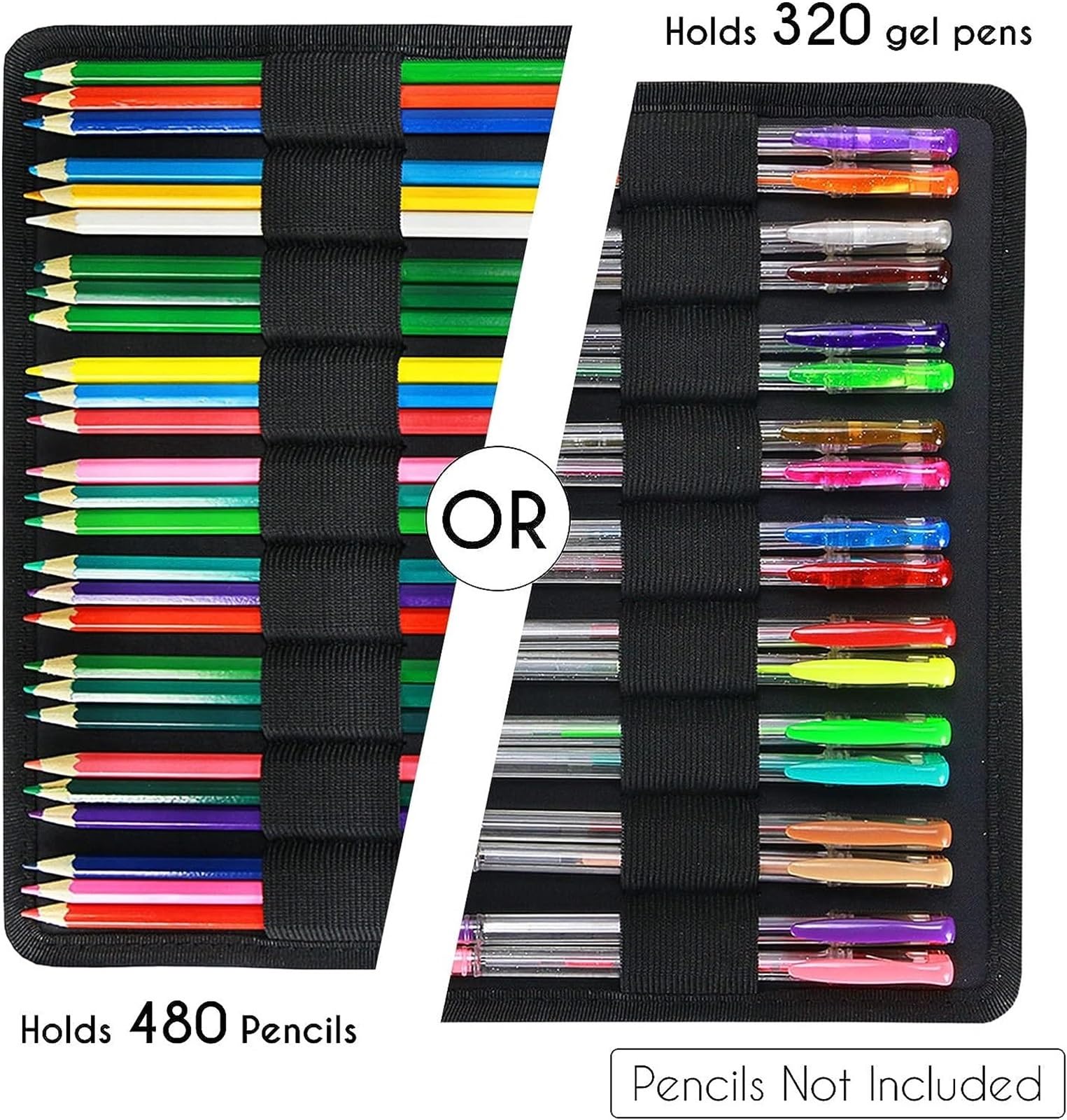 Estuche for lápices de Colores con 480 Ranuras