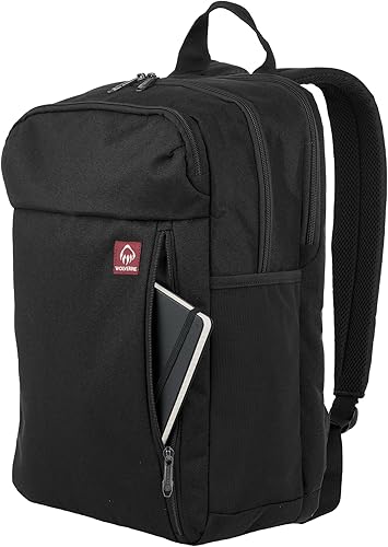 Miniatura 6 de WOLVERINE Ligero  Resistente al agua  Resistente  Mochila para portátil para viajes o trabajo, Tránsito - Negro, 30 L, Ligero  Resistente al agua