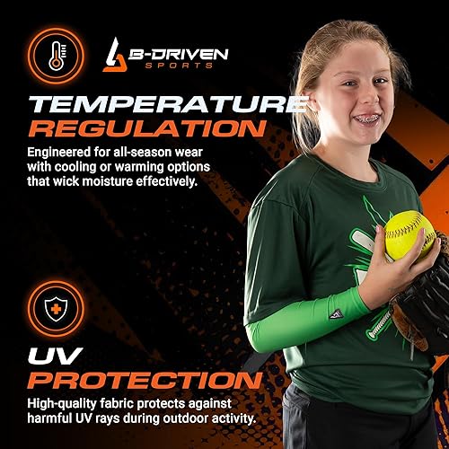 Miniatura 4 de Mangas de compresión refrescantes para hombres, mujeres, jóvenes deportes, protección solar UV y cubierta de tatuaje, paquete de 3