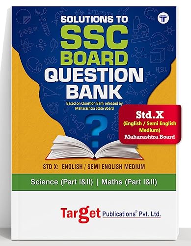 Std 10 Question Bank Solutions - Maths 1 &amp; 2 and Science 1 &amp; 2 | Question Bank Released by SSC Maharashtra State Board | Std X English and Semi English Medium