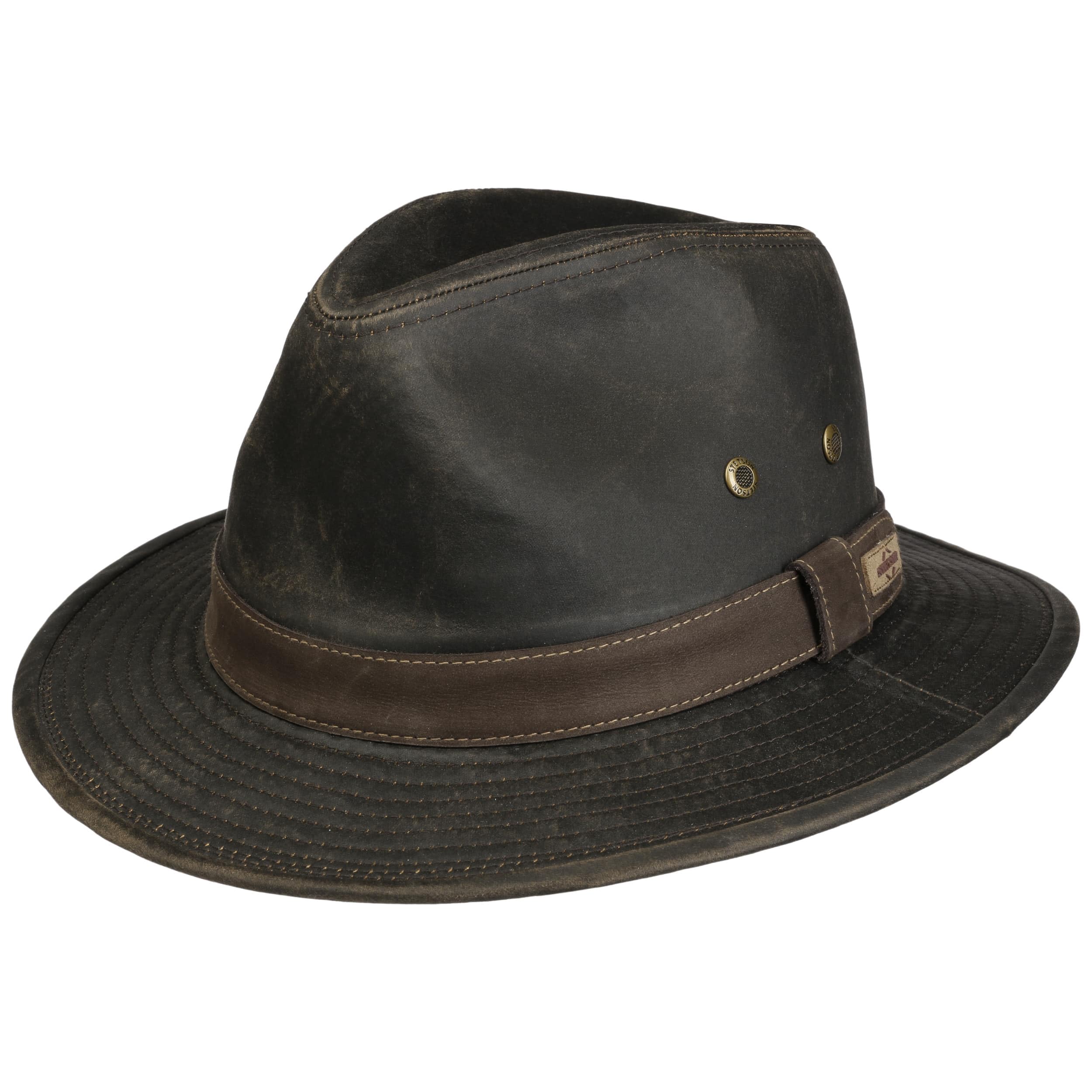 Stetson Dark Brown Sri Lanka Traveller Cloth Hat By