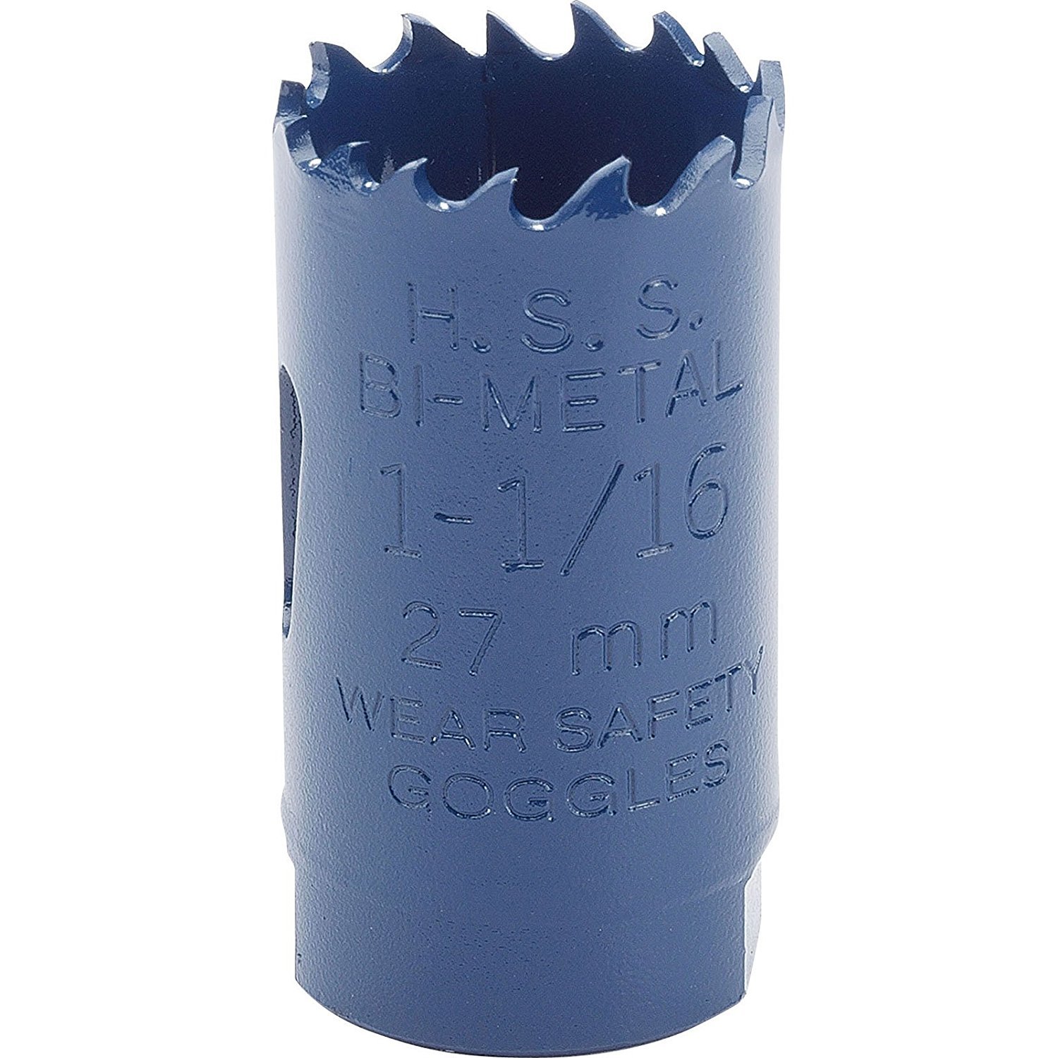 Draper 34755 Expert HSS Bi-Metal Hole Saw Blade, 27mm, Blue, 24mm