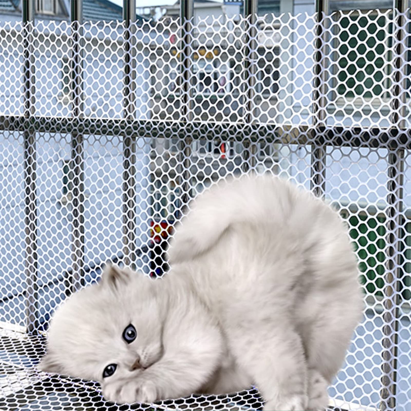 Rete In Plastica Rigida - Rotolo 0,4x9m, Nera, Per Recinzioni Pollame, Cani, Giardinaggio - Foto 9