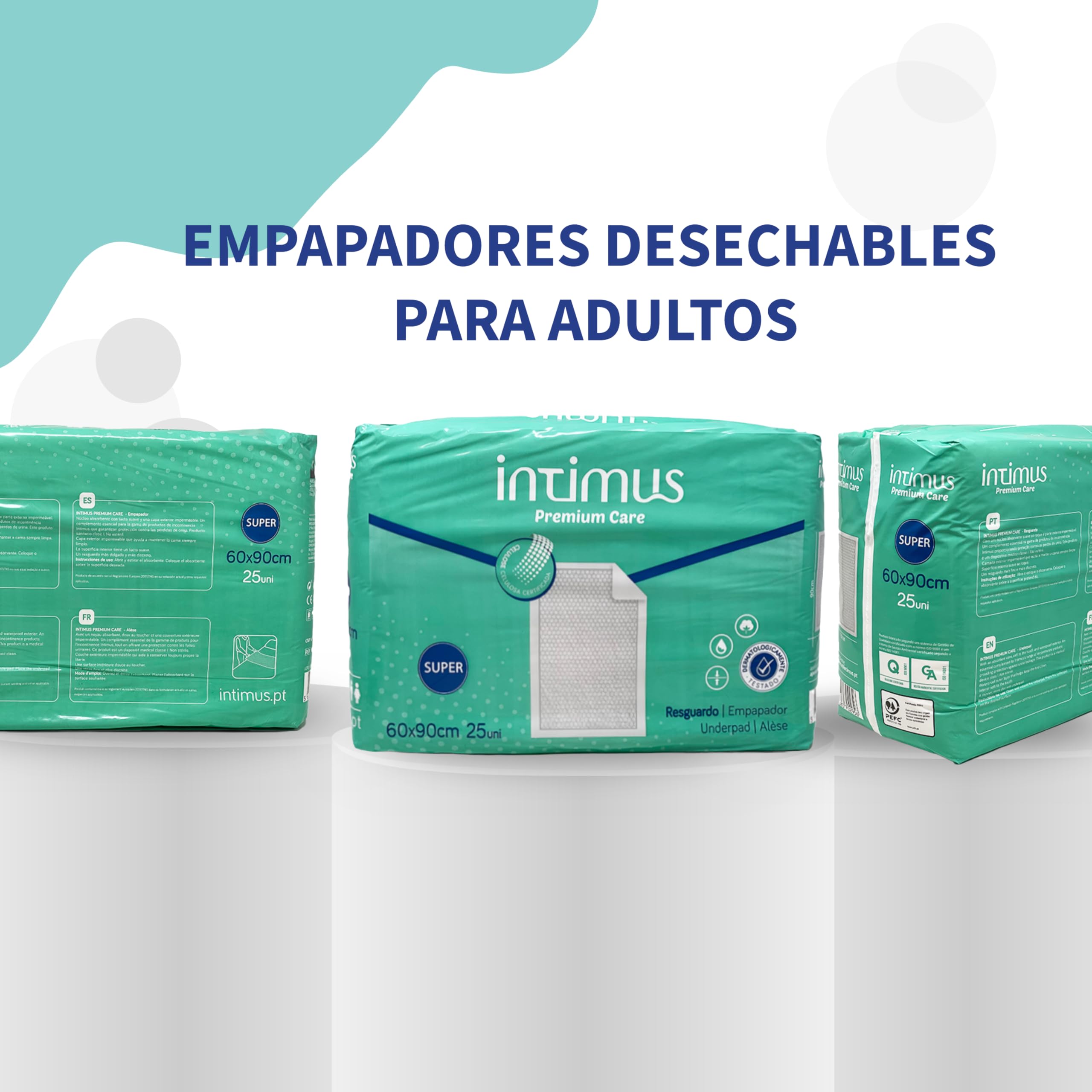 Protector Desechable para Adulto (60x90 cm) | 25 Unidades