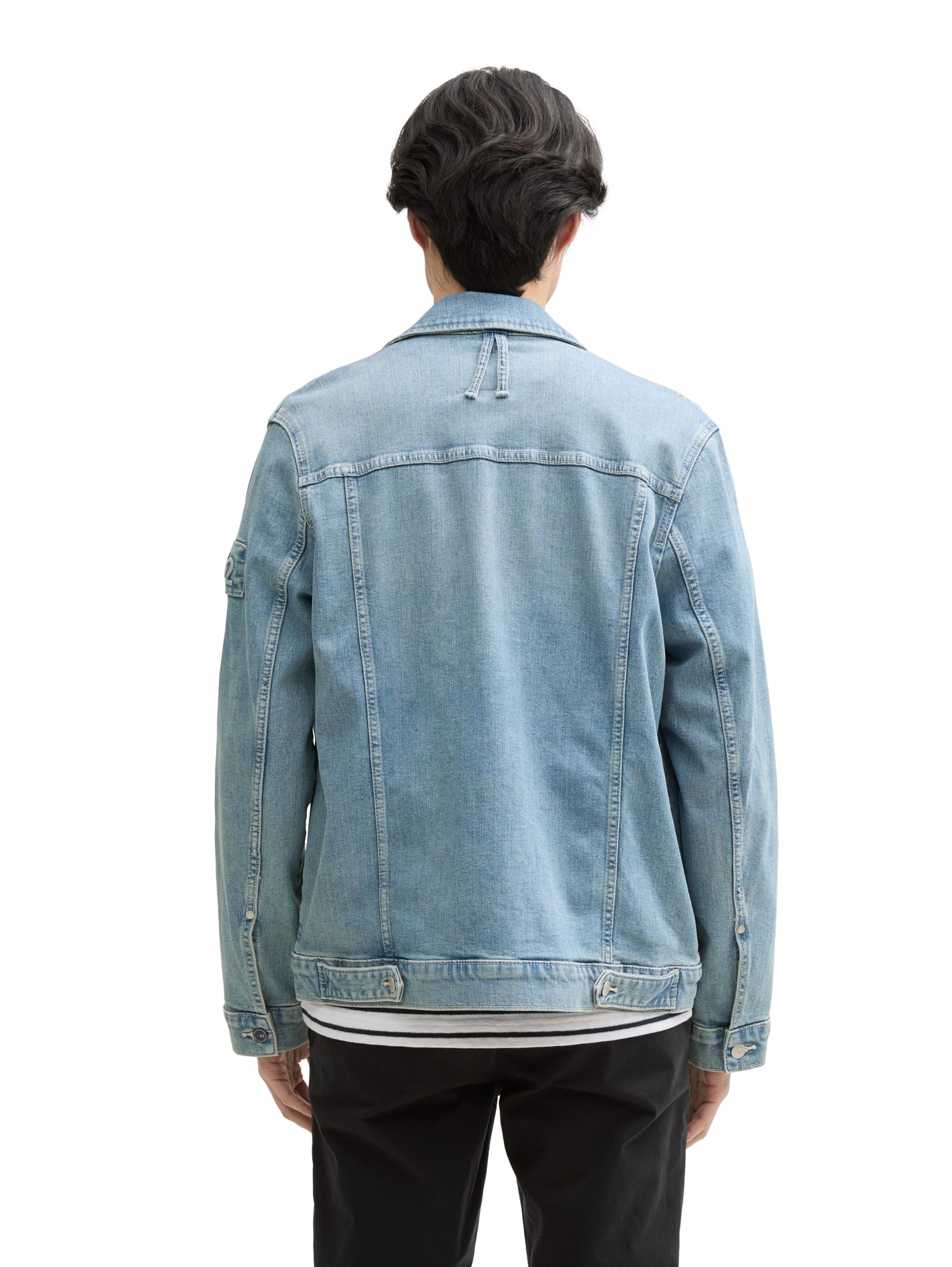 TOM TAILOR Herren 1047958 Jeansjacke im Washed Look (1er Pack)