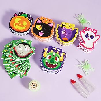 Amazon.co.jp: JOYIN (ジョイン) ハロウィンミニメモ帳60点セット (6