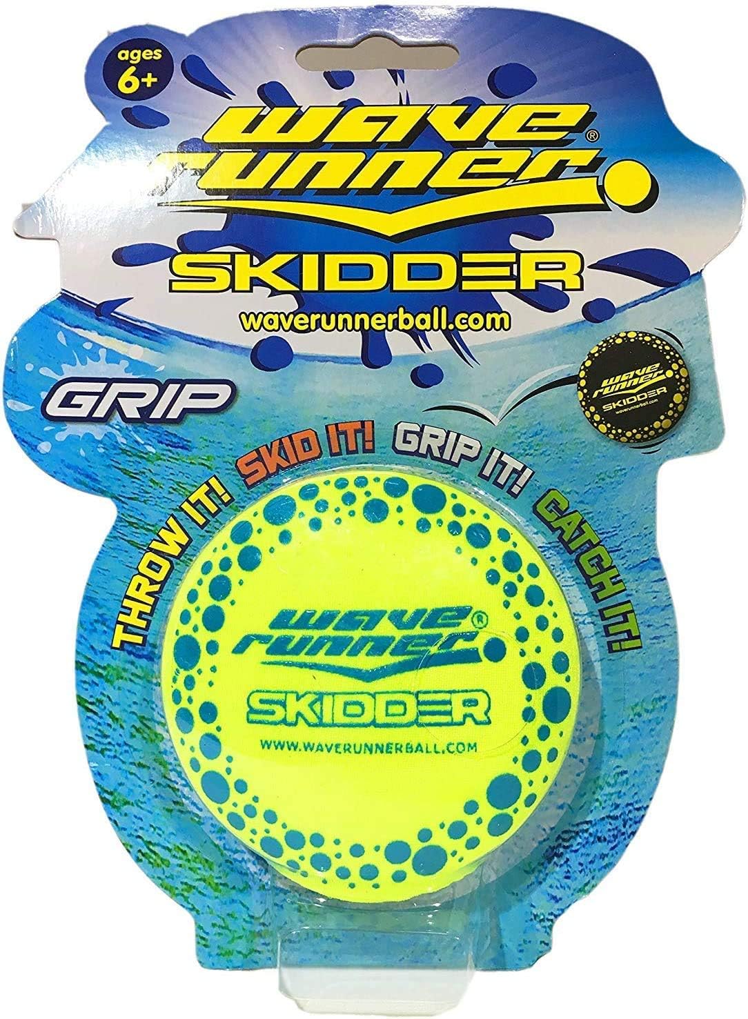 Wave Runner Water Bouncing Frisbee- Disc That Bounces, Skids, and Skips On Water | The Perfect Beach and Pool Toy (Color May Vary)