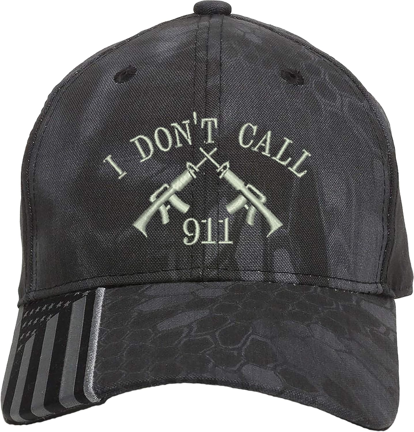 I Don't Call 9 One One 2nd Amendment 1791 AR15 Guns Right Freedom Embroidered One Size Fits All Structured Hats