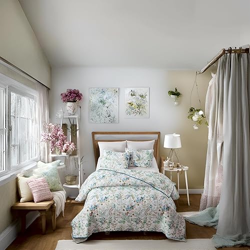 Miniatura 9 de NIUDÉCOR HOME Juego de ropa de cama de tamaño individual, colcha ligera de verano de microfibra suave para todas las estaciones (incluye 1 edredón,