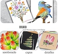 Vista 5 de KALOUR - 72 lápices de colores para libros de colorear para adultos, núcleo suave, ideal para dibujo, mezcla y sombreado, juego de lápices