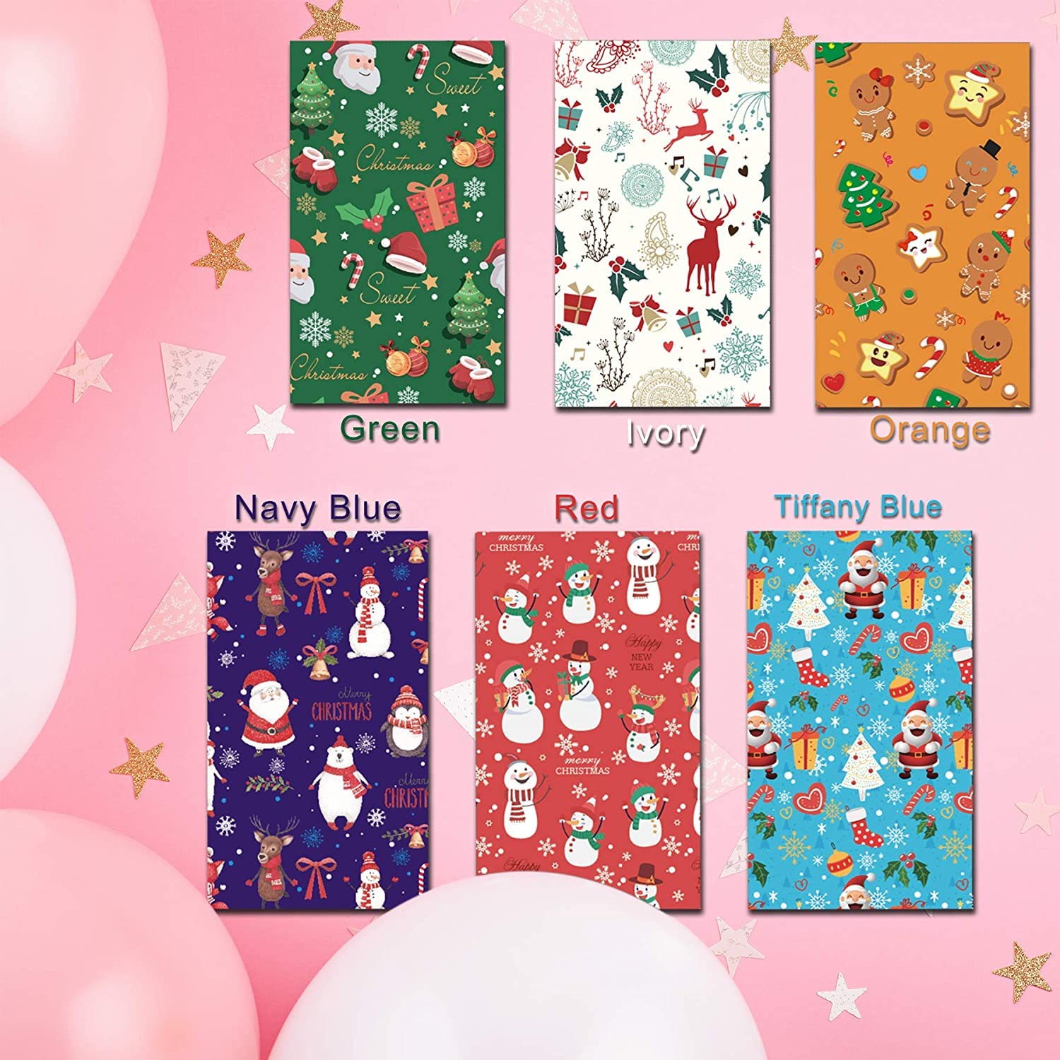 Lot De 30 Sacs À Pois, Sacs En Papier Kraft Carrés, Avec 30 Autocollants Ronds, Adaptés Pour Les