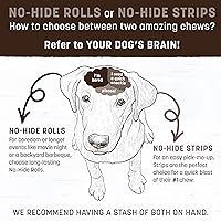 Vista 57 de Earth Animal No Hide - Rollos pequeños para masticar perros de larga duración, carne de res, 2