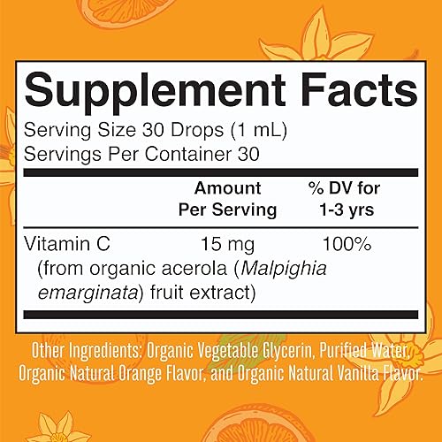 Miniatura 9 de MaryRuth's Multivitaminas para niños pequeños, saúco y vitamina C para niños pequeños, paquete de 3 suplementos líquidos para apoyo inmunológico,