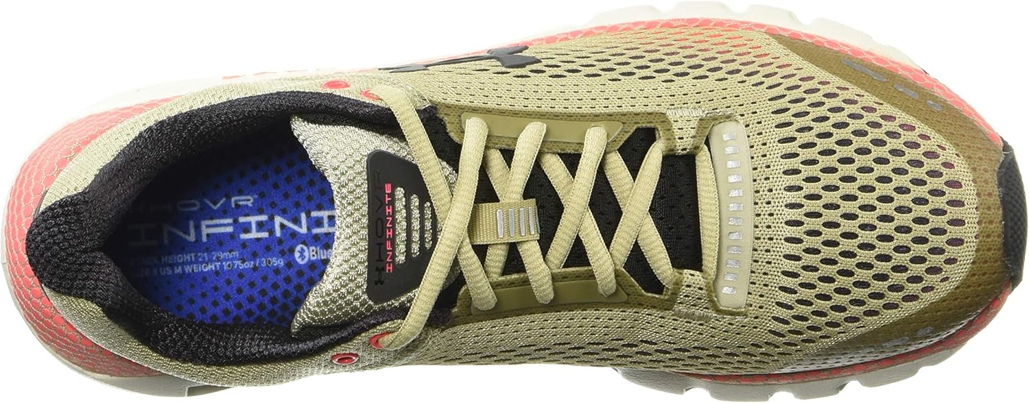 Under Armour Men's HOVR Infinite Running Shoe 7 Range Khaki (301)/Beta Red