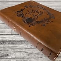 Vista 3 de Hand Lettered and Laser Engraved NIV Journaling Bible, Personalized Gift, Custom Name Engraving Available