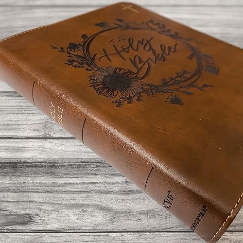 Vista 3 de Hand Lettered and Laser Engraved NIV Journaling Bible, Personalized Gift, Custom Name Engraving Available