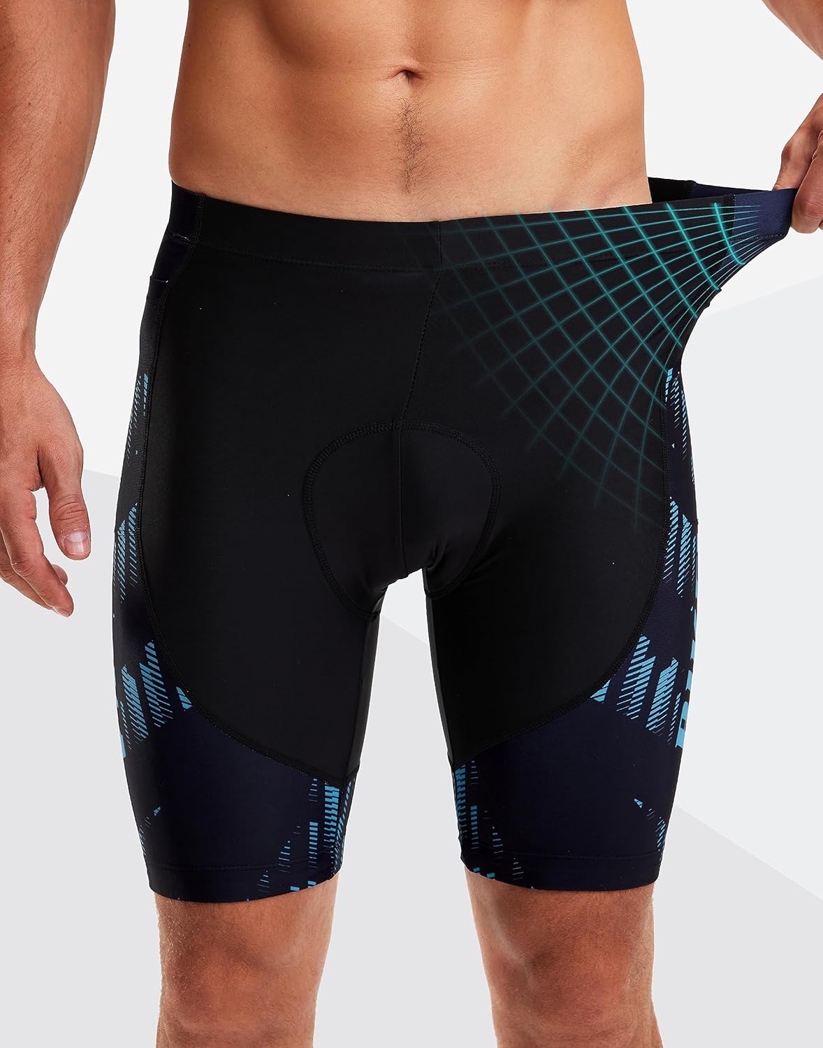 Bikewa Men's Bike Shorts 4D Padded Biking Road Cycling Bicycle Pants Biker Shorts for Men Zipper Pockets - Image 3