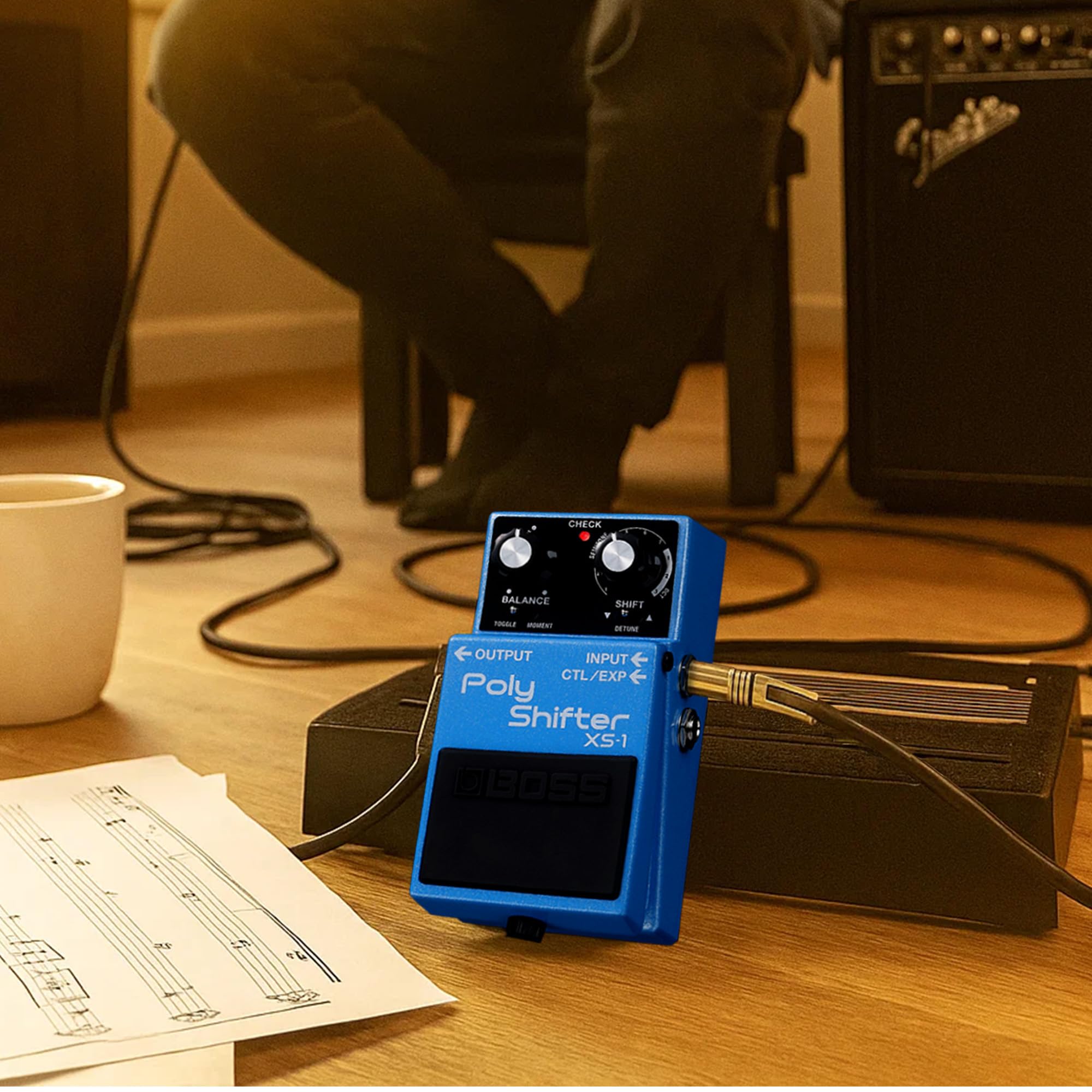 Amazon.com: Boss XS-1 Poly Shifter Pedal Bundle with Gearlux Power