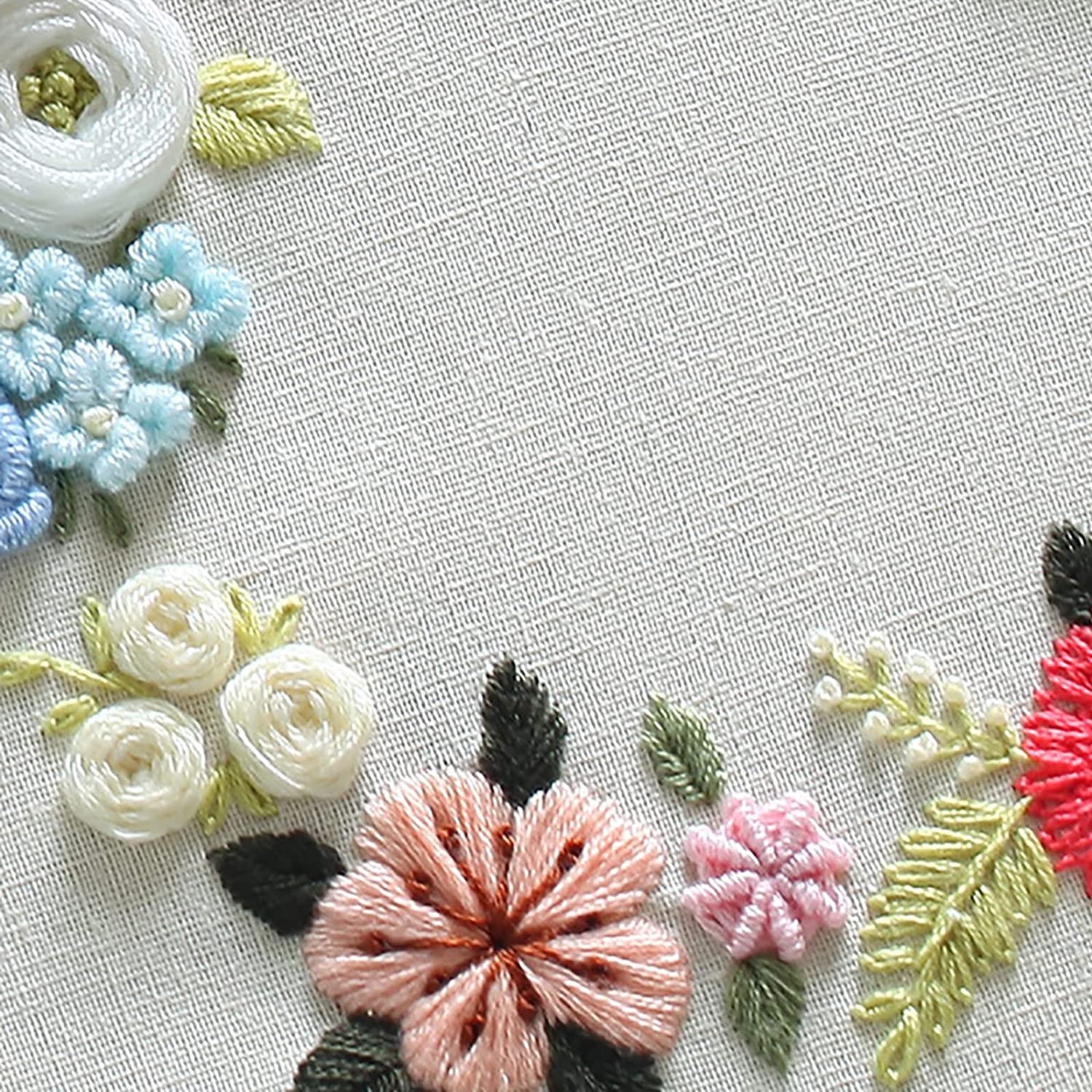 Amazon | 刺繍キット 初心者 セット 花 刺しゅうキット 動物 3点セット