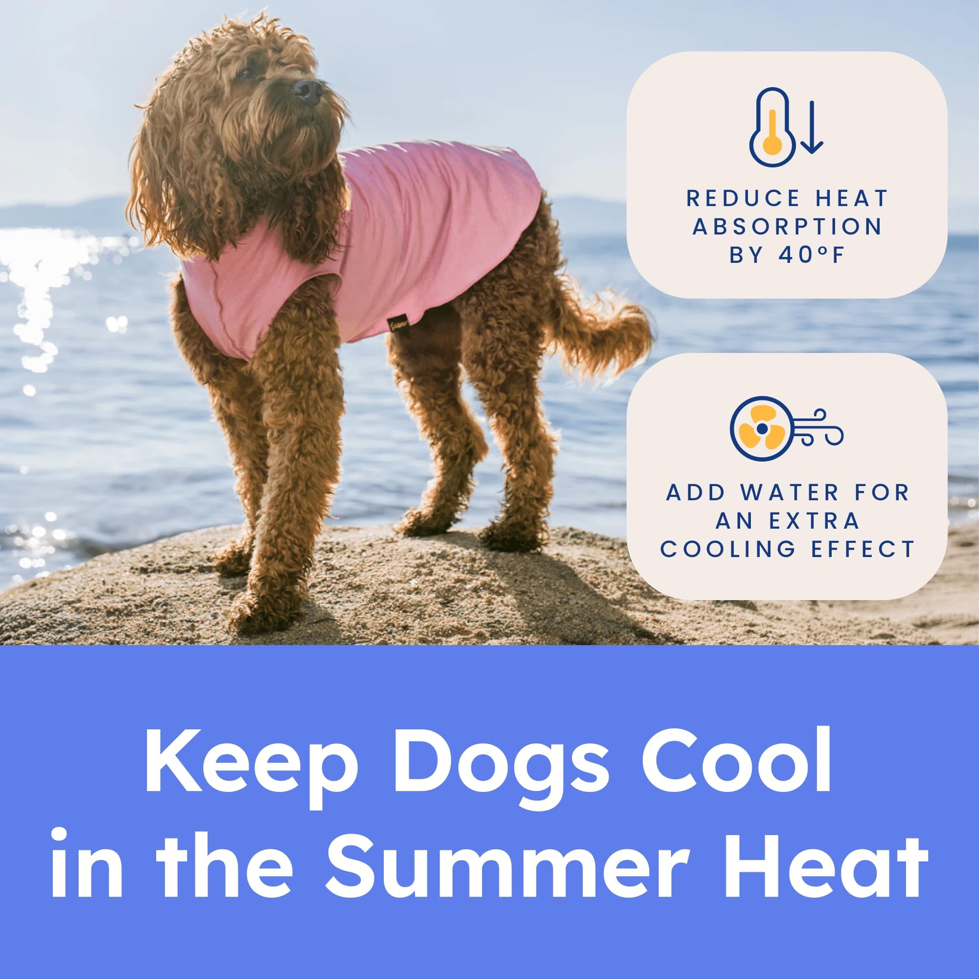 Amazon.com : Goldpaw Dog Sun Shirt with UV Protection