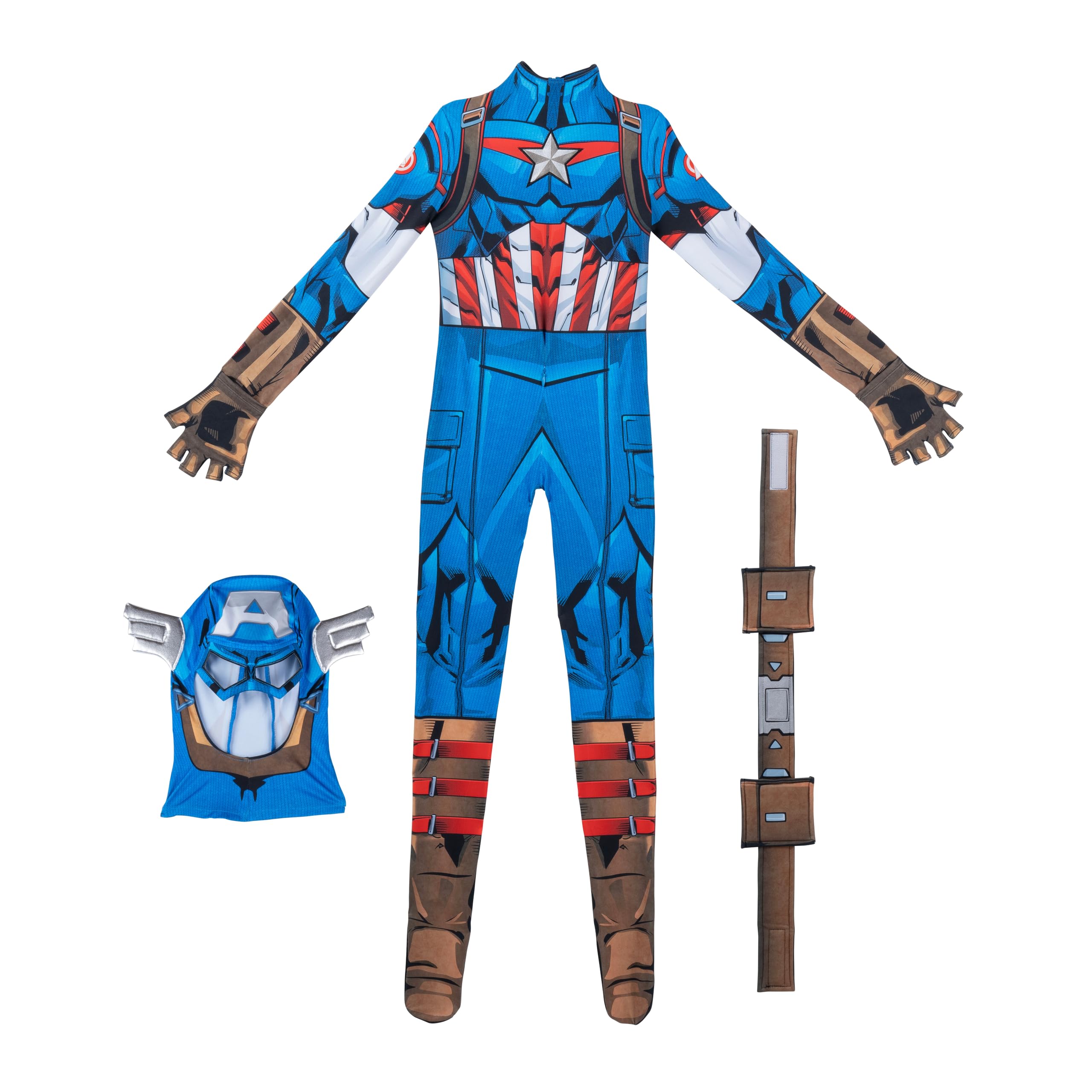 Amazon.co.jp: MARVEL キャプテンアメリカ 公式ユースデラックス全身