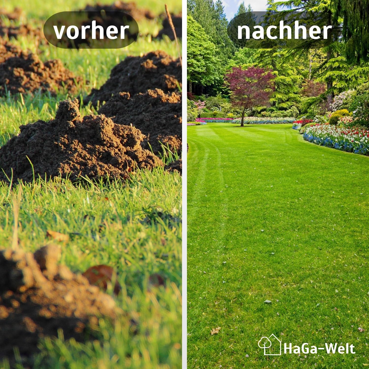 HaGa-Welt – Red Anti talpas, herbicida 200 m², tamaño 2 M x 100 m
