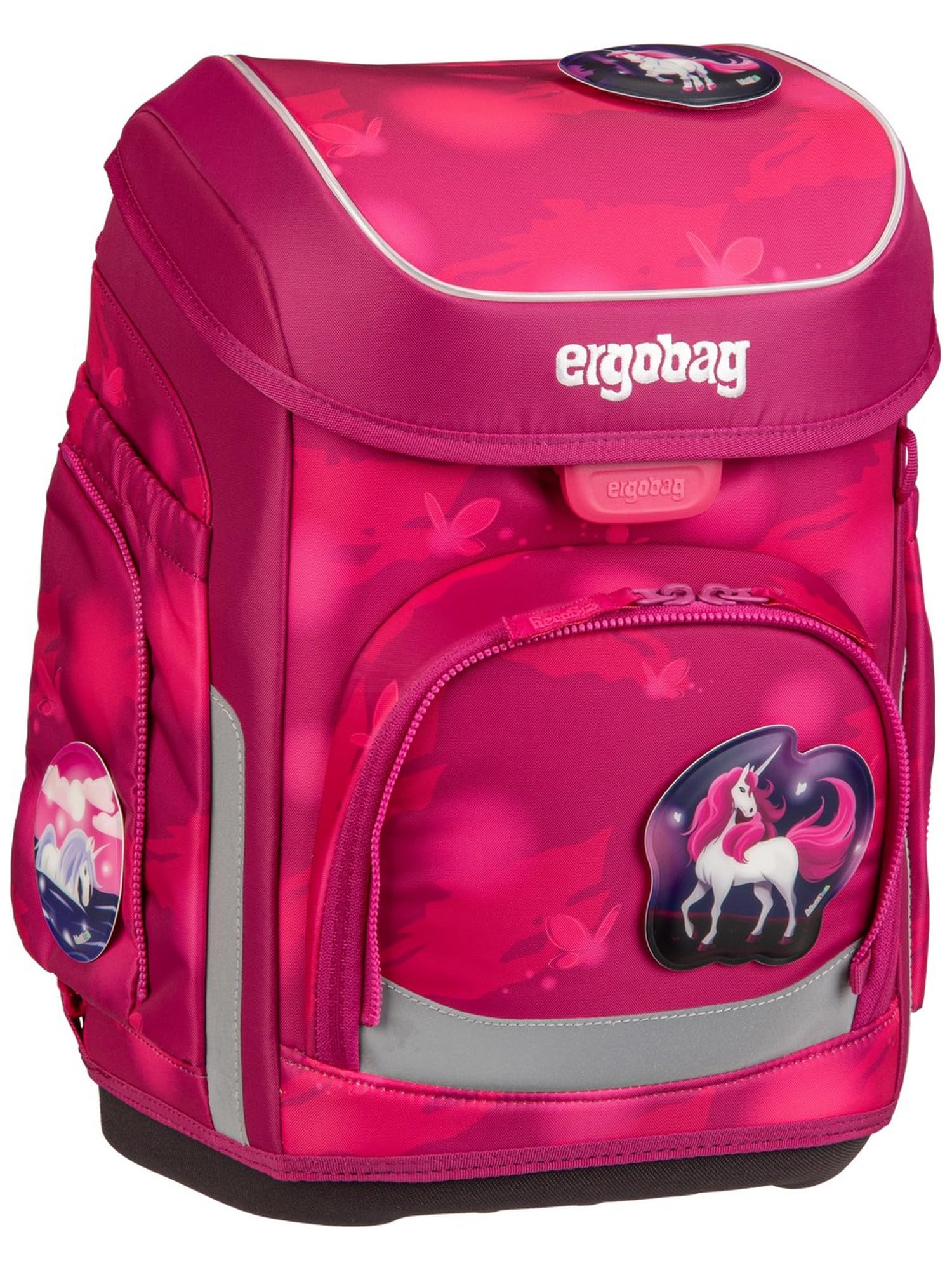 ergobag Schulranzen-Set Ergonomischer Schulranzen Klassisch 5-teilig, Größe 28 x 40 x 25 cm