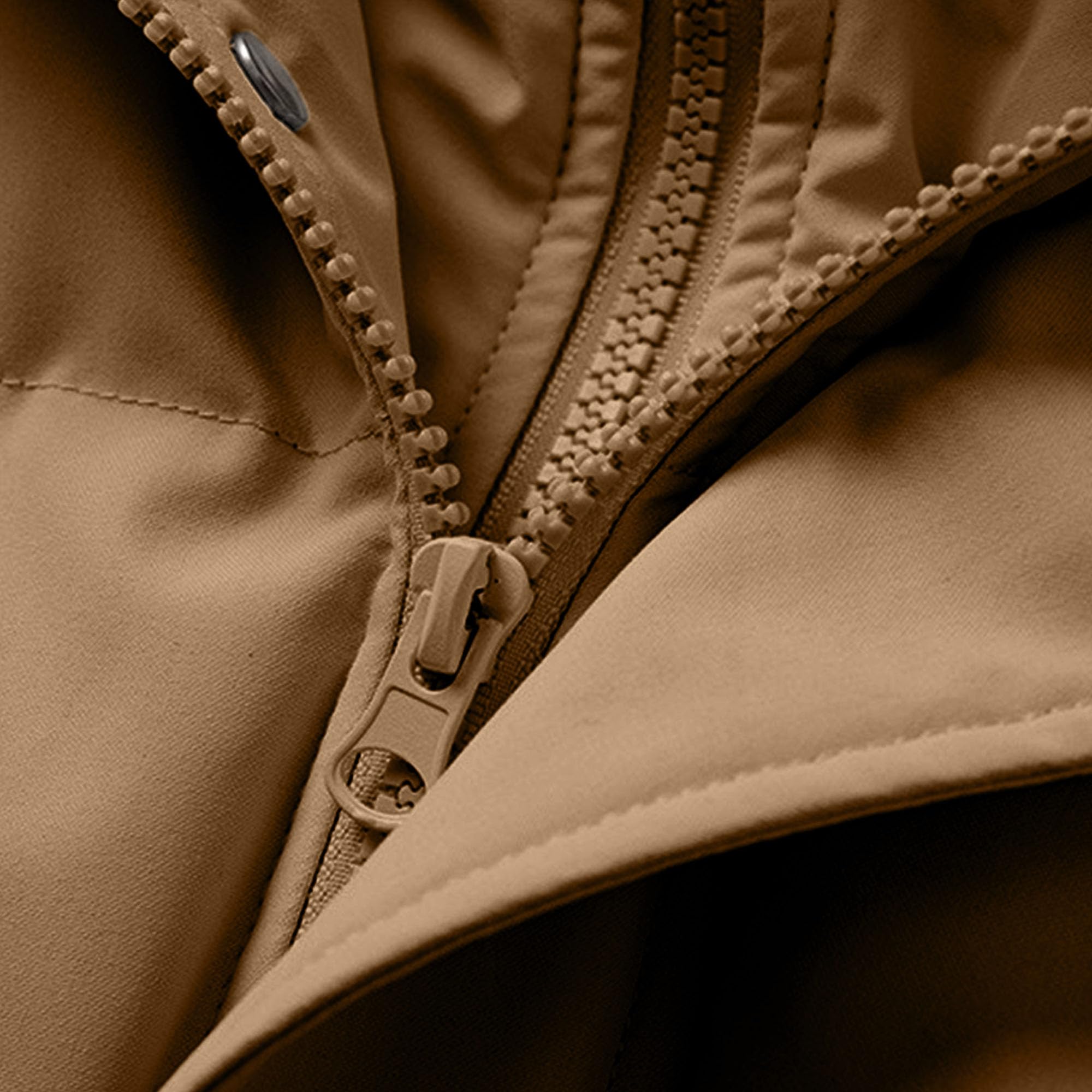 Giacca da uomo in due pezzi imbottita in cotone alla moda tinta unita colletto alla coreana piumino invernale casual con cerniera