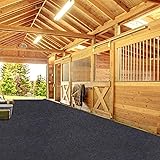 Meitola Horse/Stable Mats - Duty Stall Mats - for Floor Surface/Absorbent mat Lightweight Washable Floor Mat，Back Non-Slip，Keeps Stable Floors Clean and Dry Over time (48''x 72'') 4' x 6'
